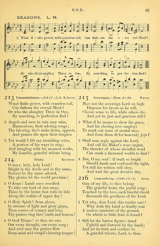 Songs for the Sanctuary: or hymns and tunes for Christian Worship page 64