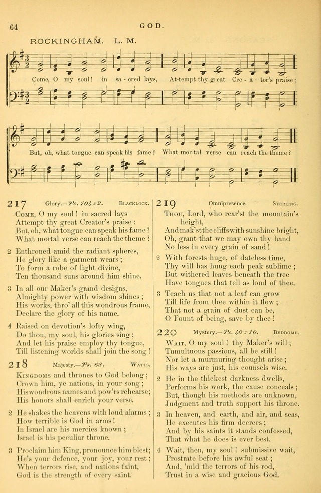 Songs for the Sanctuary: or hymns and tunes for Christian Worship page 65