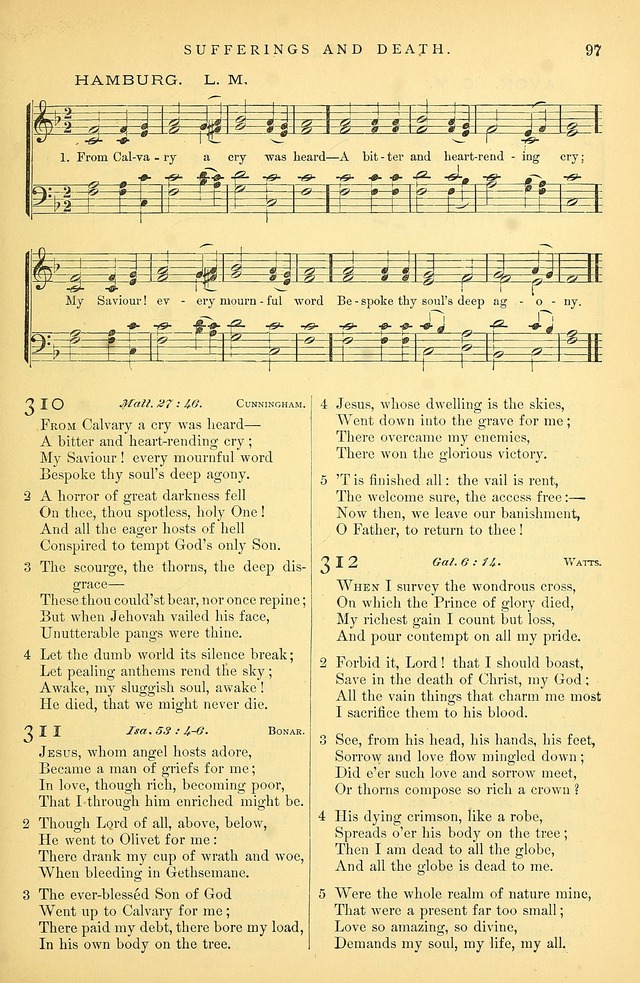 Songs for the Sanctuary: or hymns and tunes for Christian Worship page 98