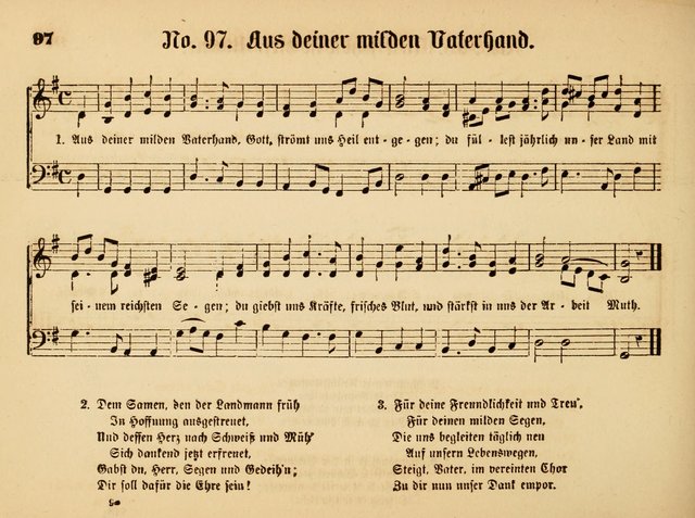 Sonntags-Schul-Harfe: Sammlung drei-und vierstimmiger Lieder, Chörale und Responsorien ... page 101