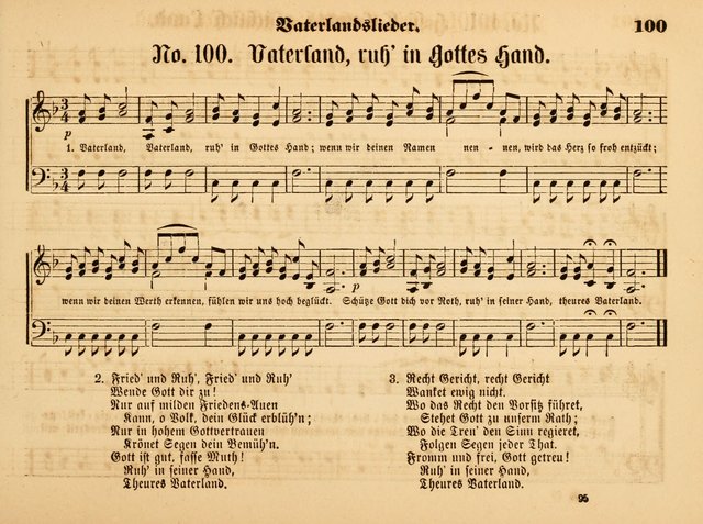 Sonntags-Schul-Harfe: Sammlung drei-und vierstimmiger Lieder, Chörale und Responsorien ... page 104
