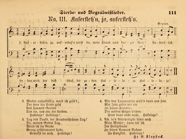 Sonntags-Schul-Harfe: Sammlung drei-und vierstimmiger Lieder, Chörale und Responsorien ... page 116