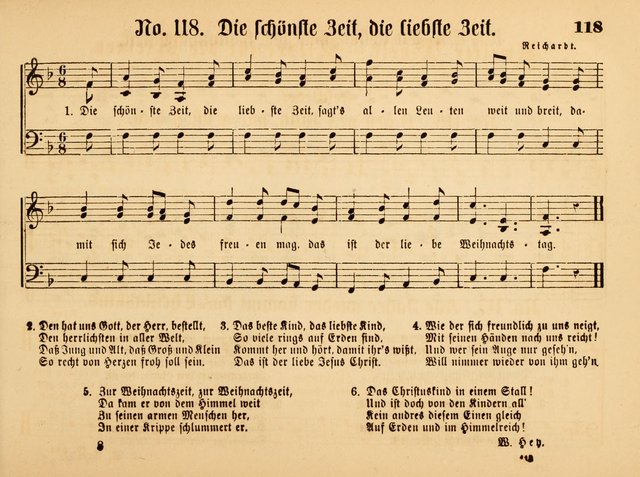 Sonntags-Schul-Harfe: Sammlung drei-und vierstimmiger Lieder, Chörale und Responsorien ... page 122