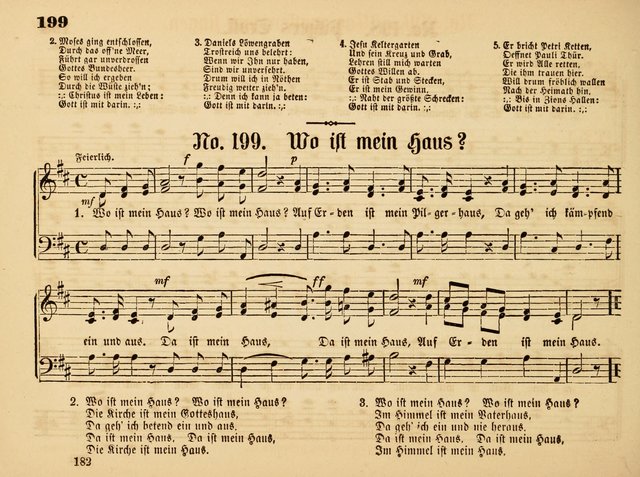 Sonntags-Schul-Harfe: Sammlung drei-und vierstimmiger Lieder, Chörale und Responsorien ... page 191