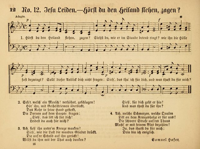 Sonntags-Schul-Harfe: Sammlung drei-und vierstimmiger Lieder, Chörale und Responsorien ... page 23