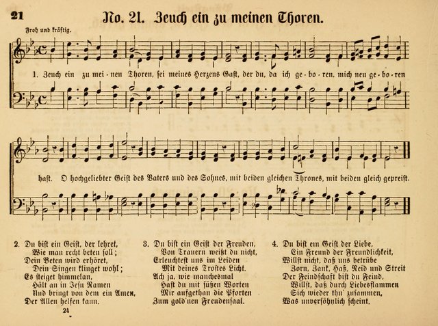 Sonntags-Schul-Harfe: Sammlung drei-und vierstimmiger Lieder, Chörale und Responsorien ... page 31