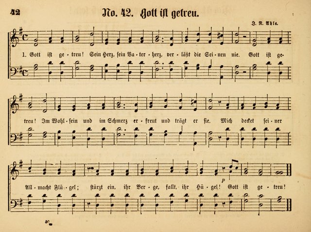 Sonntags-Schul-Harfe: Sammlung drei-und vierstimmiger Lieder, Chörale und Responsorien ... page 47
