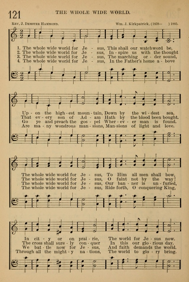 The Sunday School Hymnal: with offices of devotion page 112