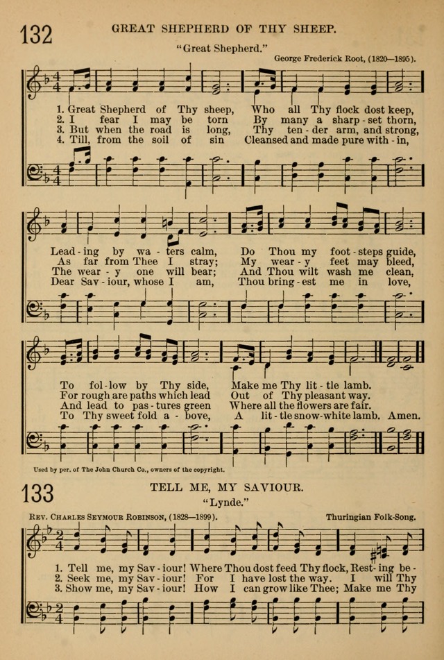 The Sunday School Hymnal: with offices of devotion page 122