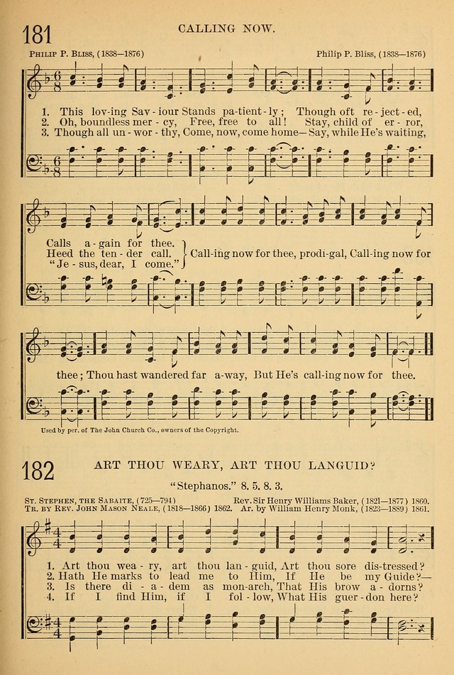 The Sunday School Hymnal: with offices of devotion page 167