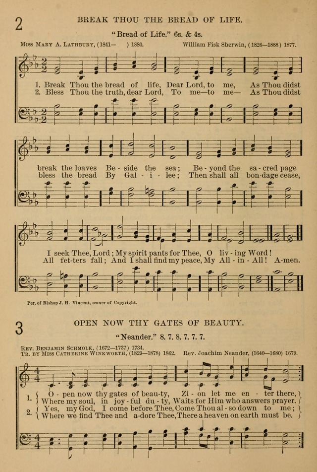 The Sunday School Hymnal: with offices of devotion page 2