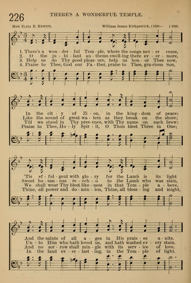 The Sunday School Hymnal: with offices of devotion page 210