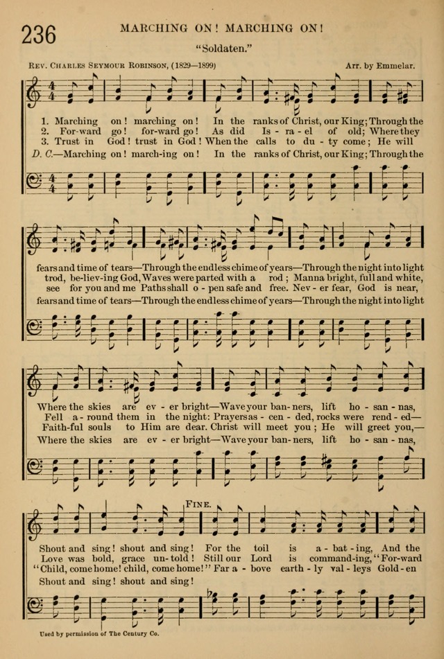 The Sunday School Hymnal: with offices of devotion page 220