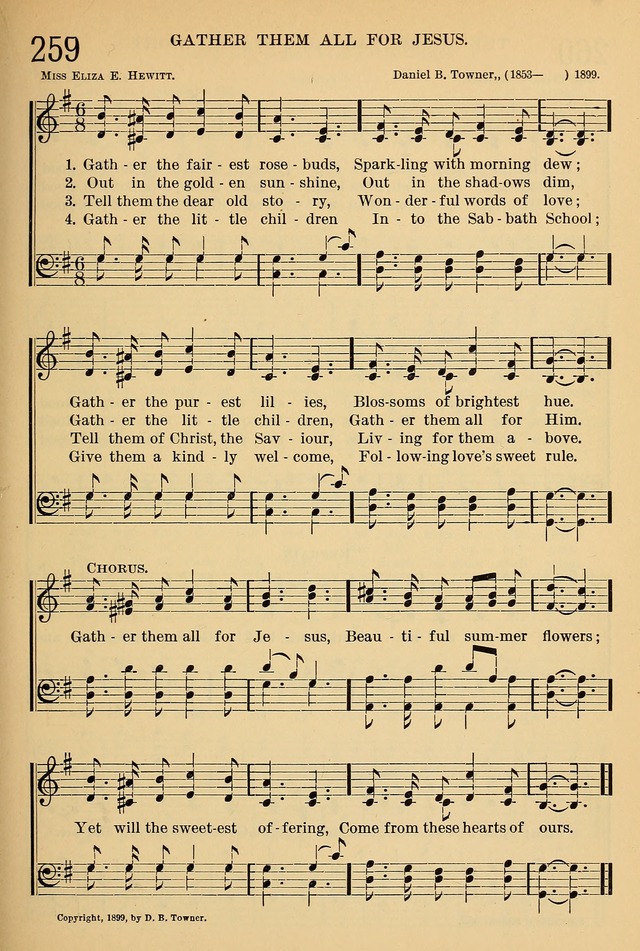 The Sunday School Hymnal: with offices of devotion page 243