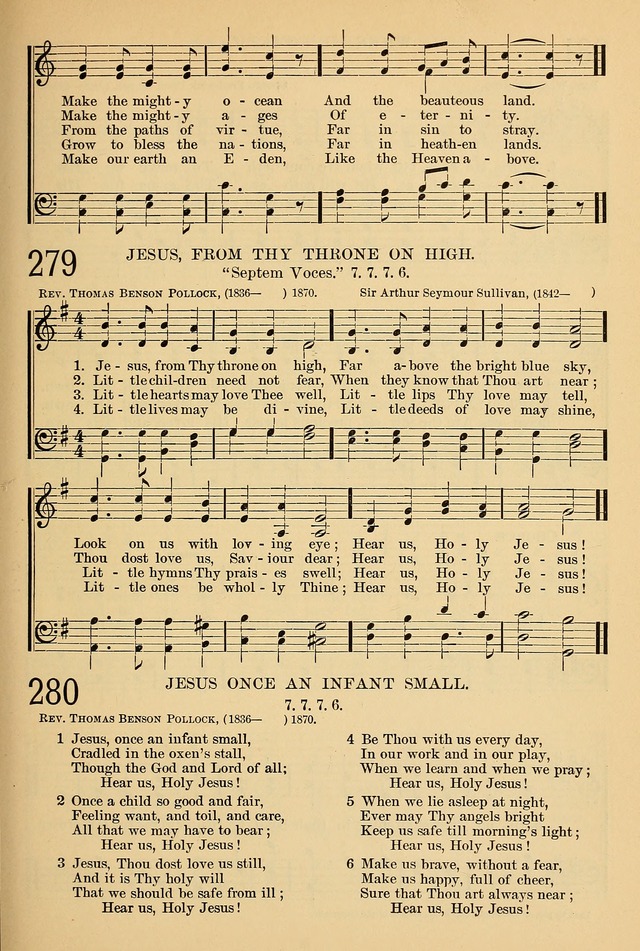 The Sunday School Hymnal: with offices of devotion page 259