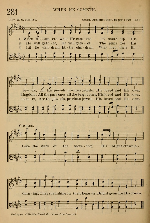 The Sunday School Hymnal: with offices of devotion page 260