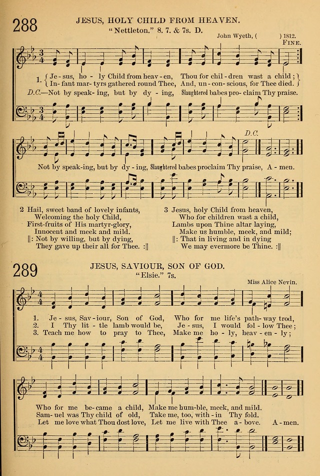The Sunday School Hymnal: with offices of devotion page 265
