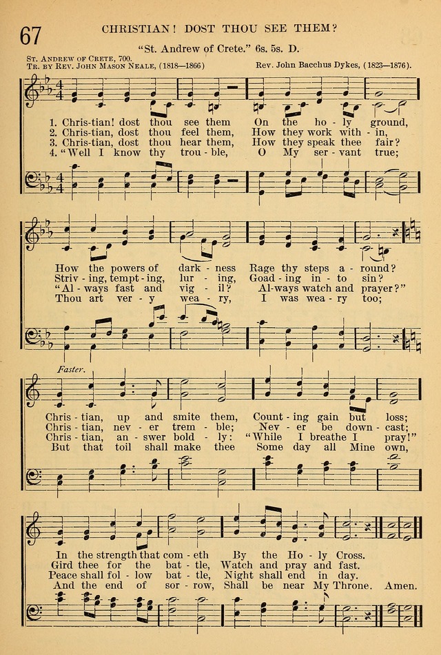 The Sunday School Hymnal: with offices of devotion page 61