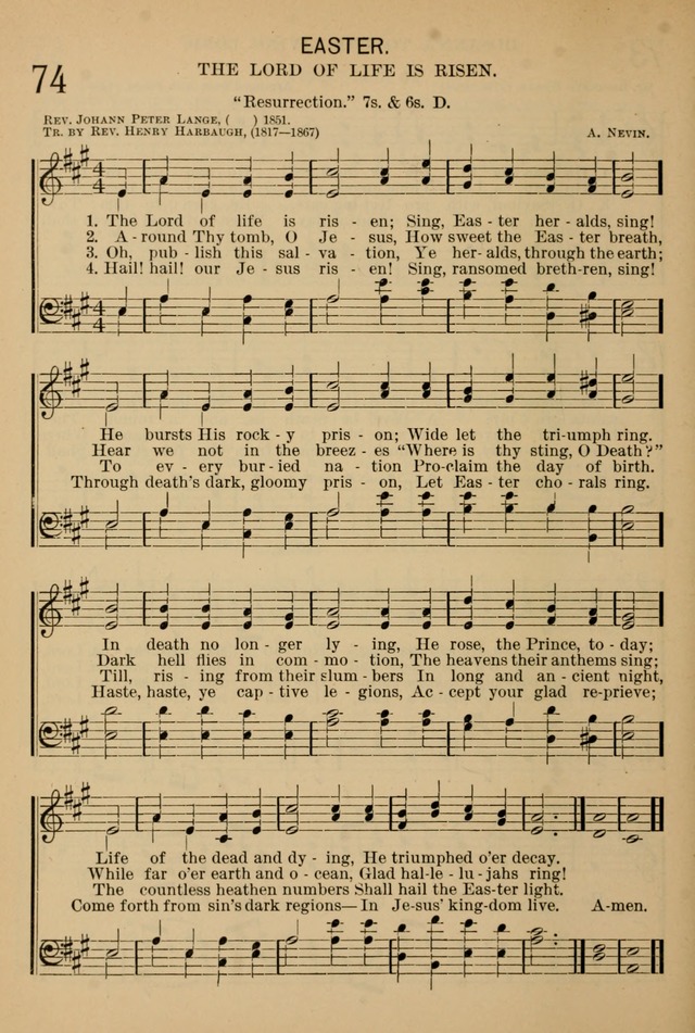 The Sunday School Hymnal: with offices of devotion page 68