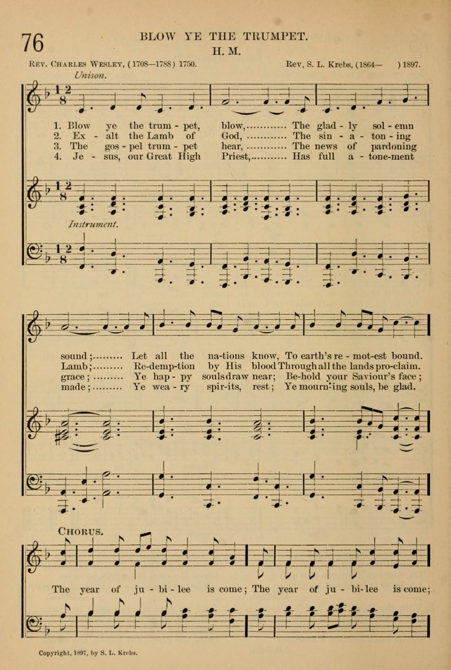 The Sunday School Hymnal: with offices of devotion page 70