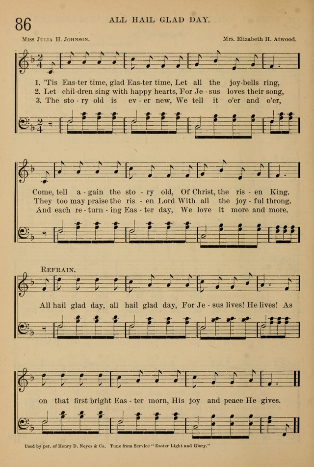The Sunday School Hymnal: with offices of devotion page 80