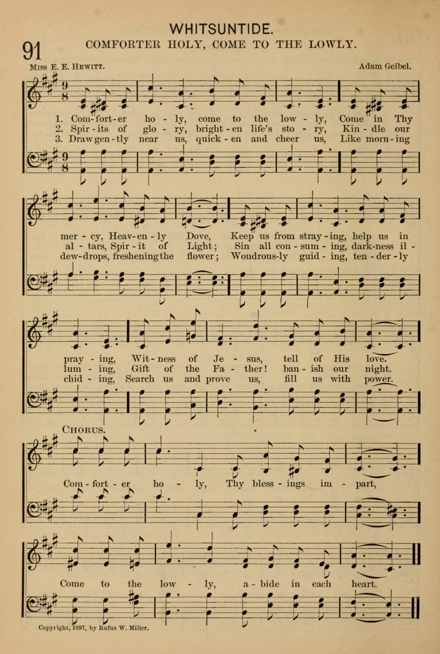 The Sunday School Hymnal: with offices of devotion page 84