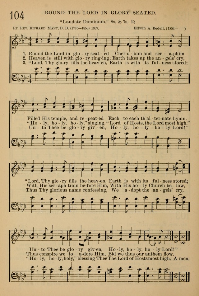 The Sunday School Hymnal: with offices of devotion page 96