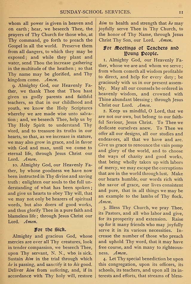 The Sunday School Hymnal: with offices of devotion page xv