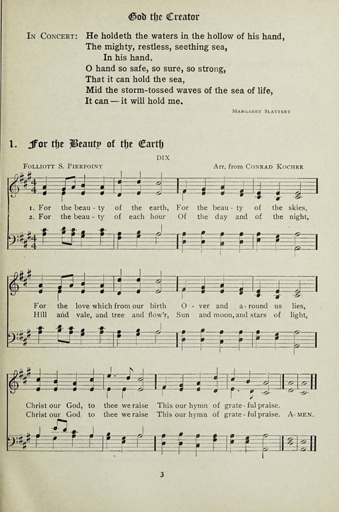 Services and Songs: for use in the Junior Department of the Church School page 3