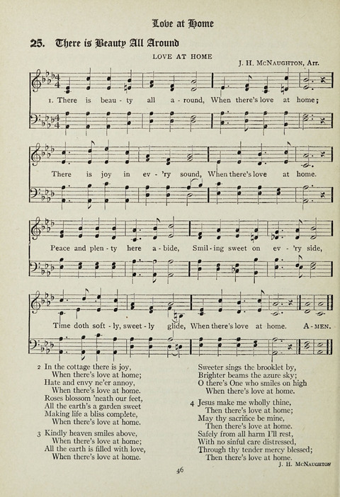 Services and Songs: for use in the Junior Department of the Church School page 46