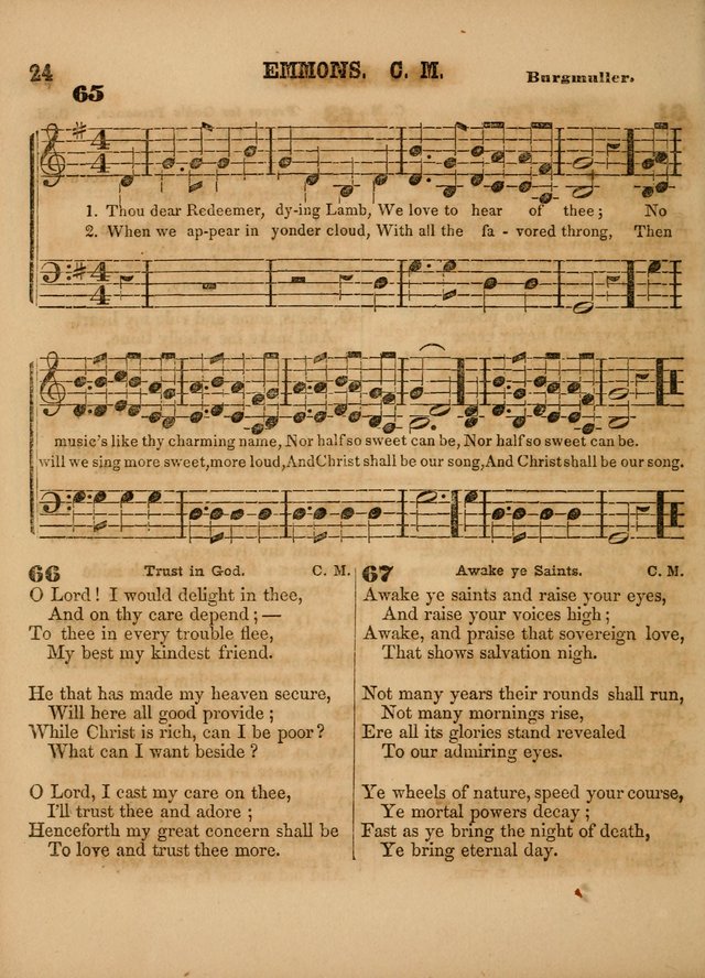 The Sabbath School Lute: a selection of hymns and appropriate melodies, adapted to the wants of Sabbath schools, families and social meetings page 24
