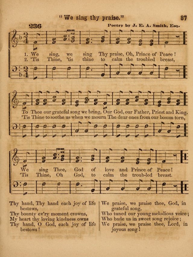 The Sabbath School Lute: a selection of hymns and appropriate melodies, adapted to the wants of Sabbath schools, families and social meetings page 87