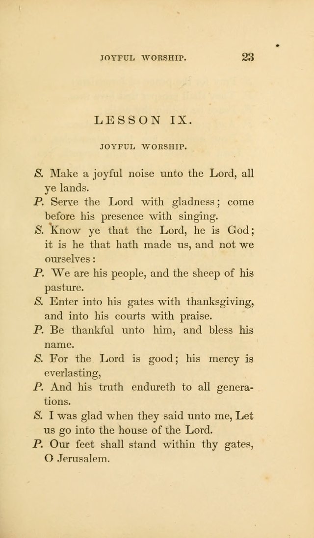 The Sunday School Liturgy. (4th ed.) page 23
