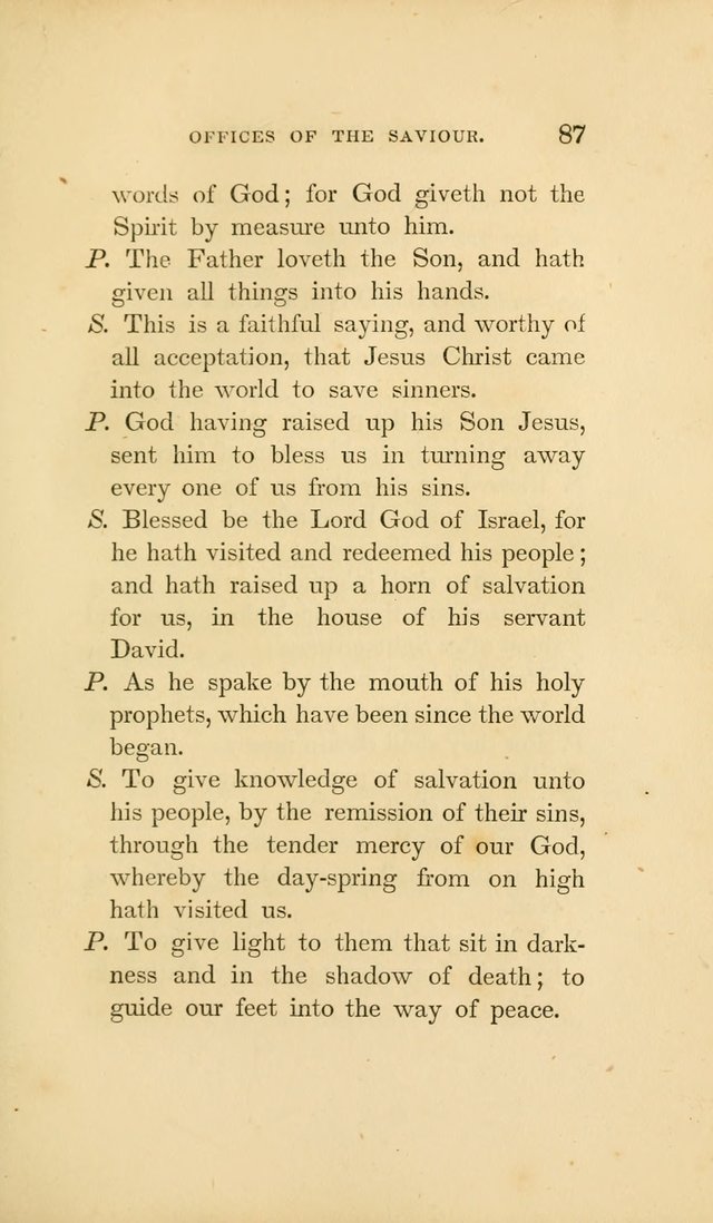 The Sunday School Liturgy. (4th ed.) page 87