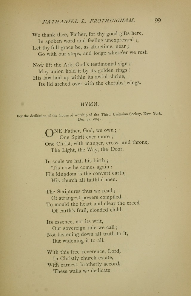 Singers and Songs of the Liberal Faith page 100