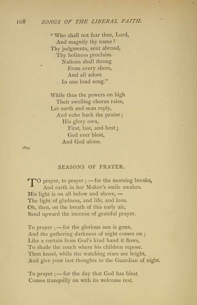 Singers and Songs of the Liberal Faith page 109