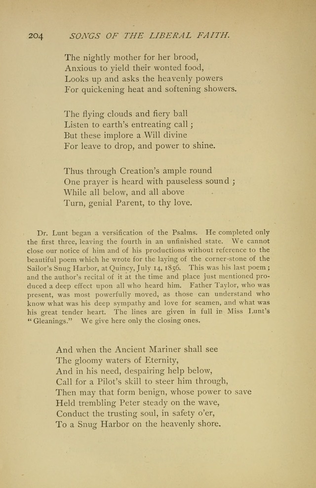 Singers and Songs of the Liberal Faith page 205