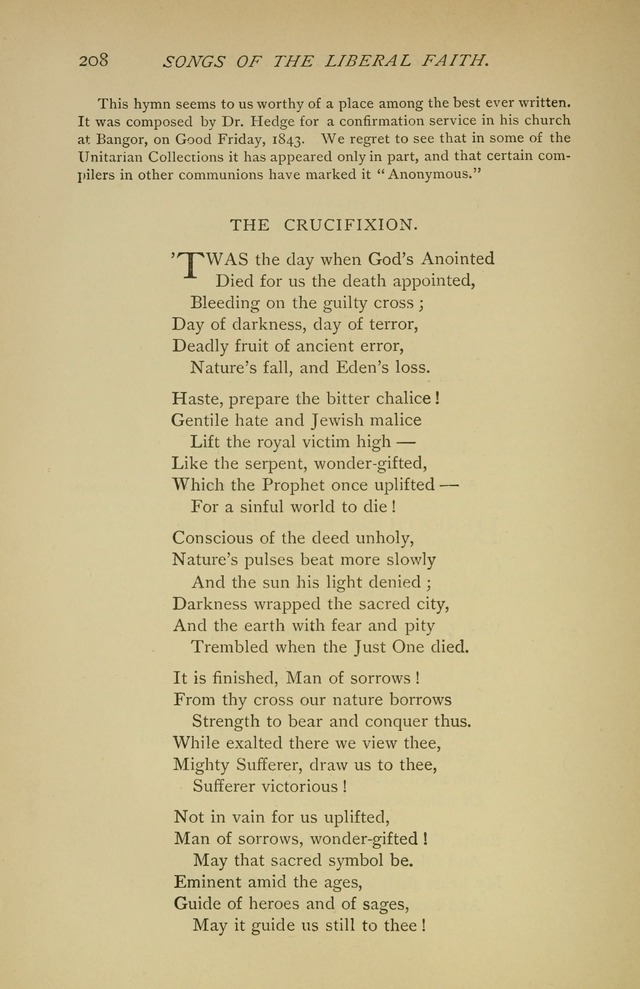 Singers and Songs of the Liberal Faith page 209