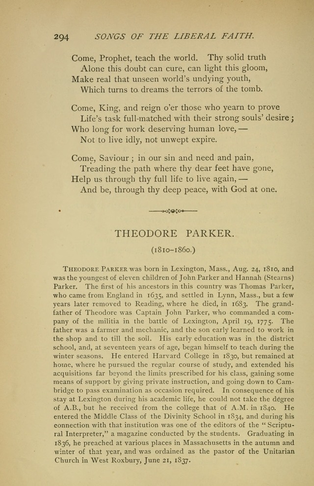 Singers and Songs of the Liberal Faith page 295