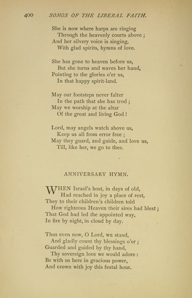 Singers and Songs of the Liberal Faith page 401