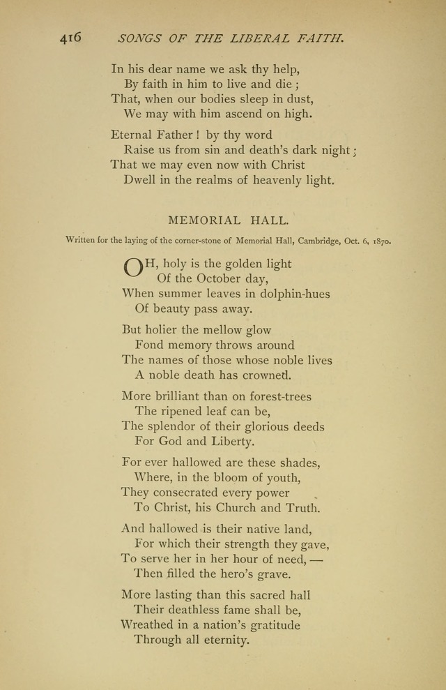 Singers and Songs of the Liberal Faith page 417