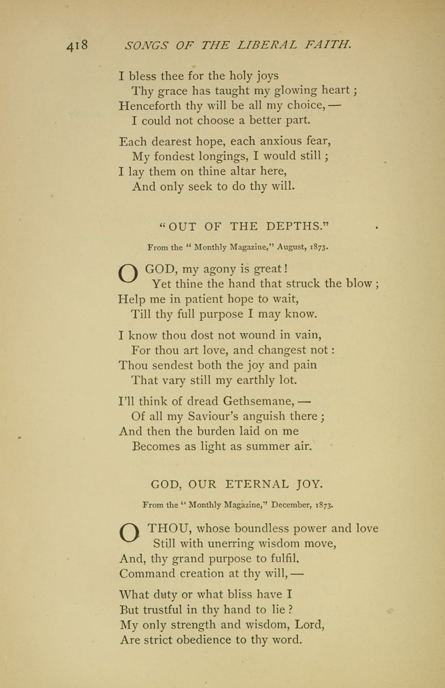 Singers and Songs of the Liberal Faith page 419