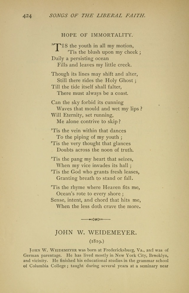 Singers and Songs of the Liberal Faith page 425