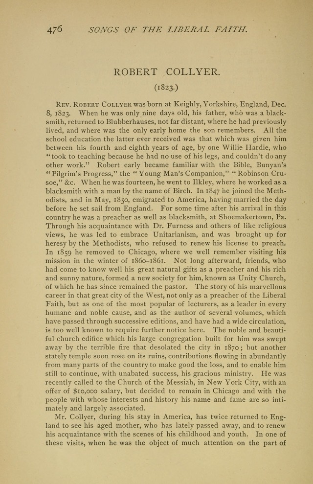 Singers and Songs of the Liberal Faith page 477
