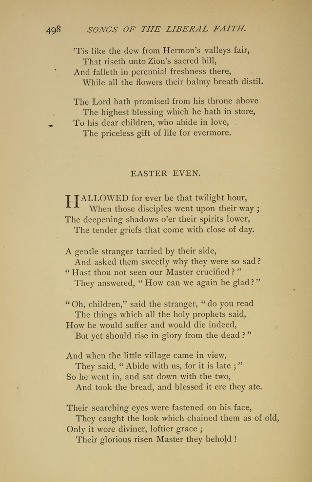 Singers and Songs of the Liberal Faith page 499