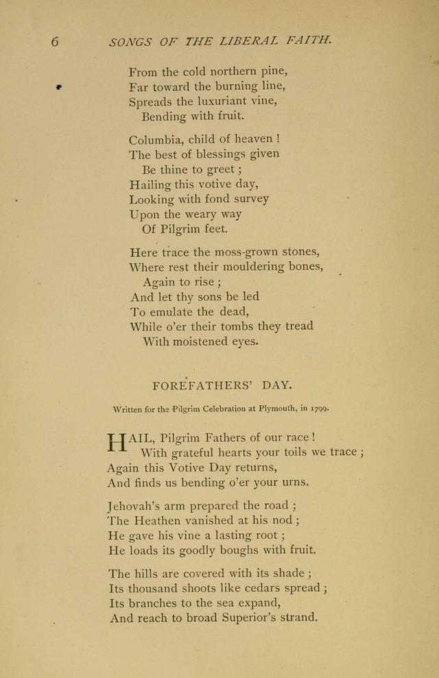 Singers and Songs of the Liberal Faith page 7