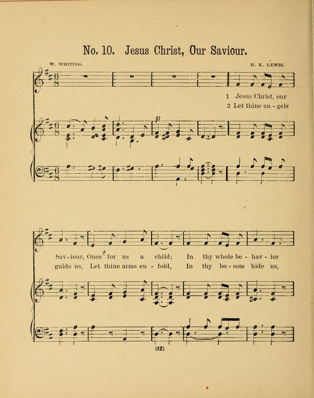 Sacred Songs for Little Singers: a collection adapted to primary classes in Sabbath-schools page 12