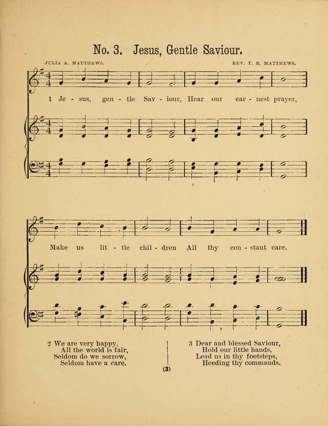 Sacred Songs for Little Singers: a collection adapted to primary classes in Sabbath-schools page 3