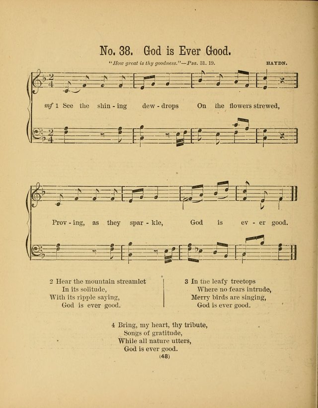 Sacred Songs for Little Singers: a collection adapted to primary classes in Sabbath-schools page 48
