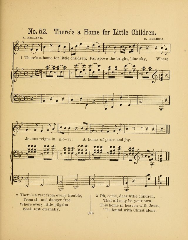 Sacred Songs for Little Singers: a collection adapted to primary classes in Sabbath-schools page 63
